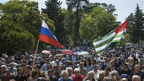 G­ü­r­c­i­s­t­a­n­­d­a­n­ ­R­u­s­y­a­­y­a­ ­­A­b­h­a­z­y­a­­ ­t­e­p­k­i­s­i­ ­-­ ­S­o­n­ ­D­a­k­i­k­a­ ­H­a­b­e­r­l­e­r­